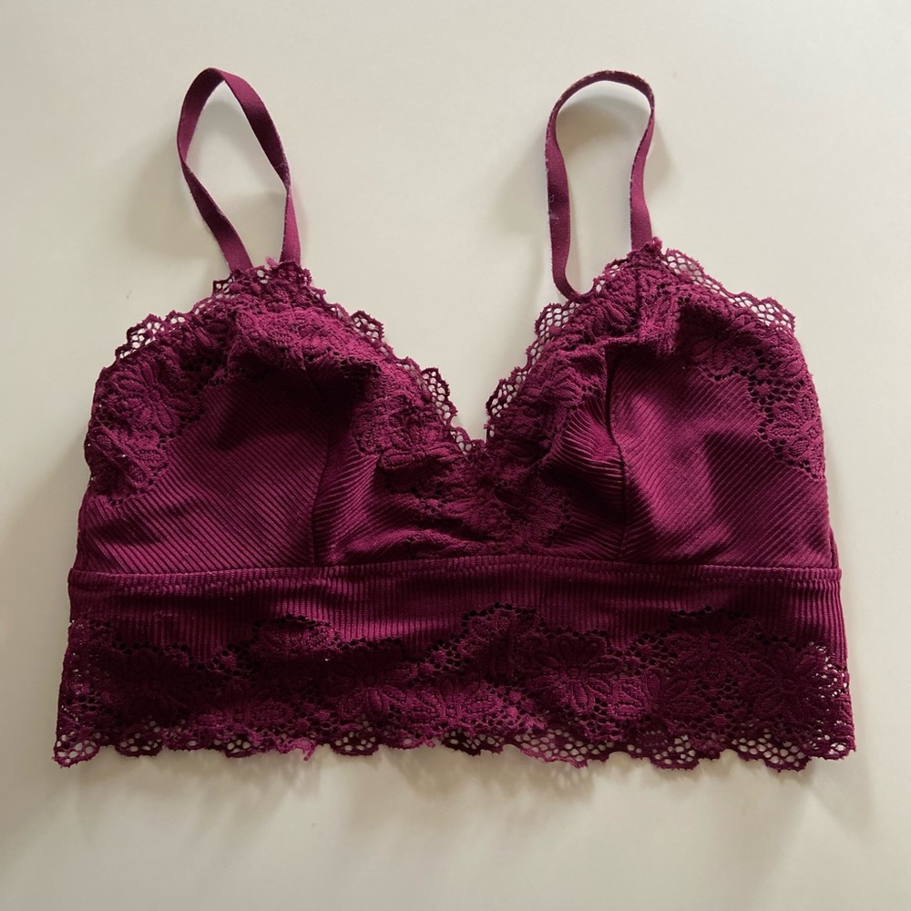 Burgundy Bralette